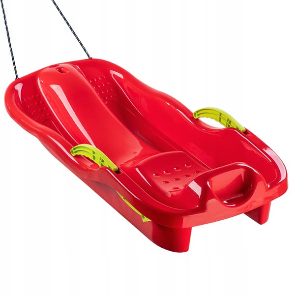 KADAX Bobslide med broms, plast, stor, med snöre