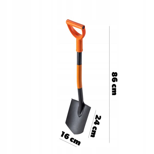 KADAX Multifunktionsspade, Vass Spade, Spade, Trädgårdsspade, Liten, 86 cm