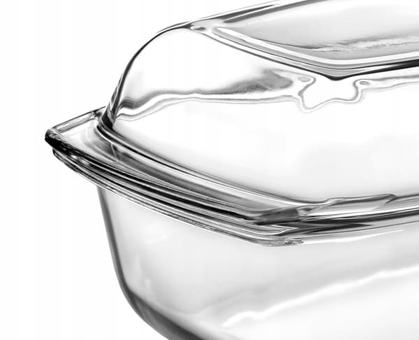 KADAX 5,1L Rektangulär Ugnsform i Glas med Lock