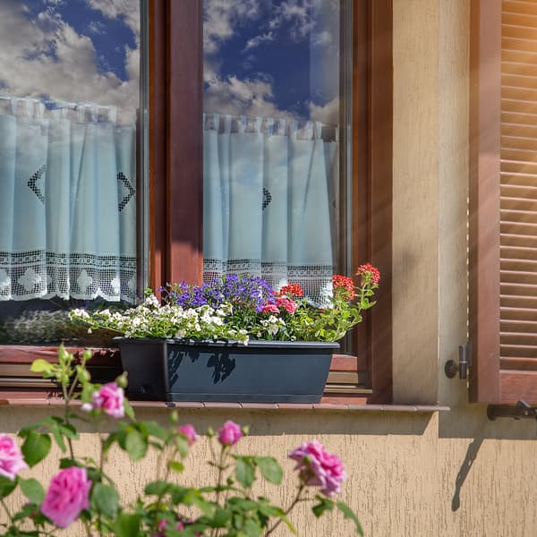 KADAX Balkonkasse Urtepotte Urtepottestativ 59x19x14,5 cm Balkon