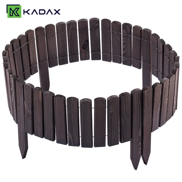 KADAX Płotek rabatowy drew L200 h20 antracyt K1739