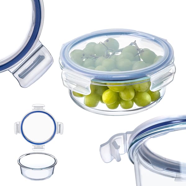 KADAX Glasmatbehållare 950ml Med Lock Matlåda