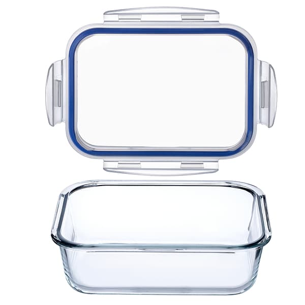 KADAX Glasmatbehållare 1040ml Med Lock Matlåda
