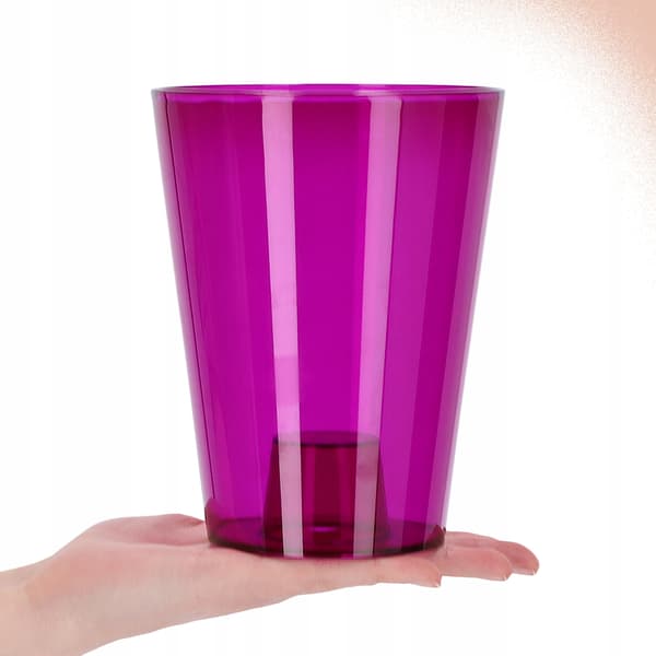 KADAX Urtepotte Orkidé Planter Plastik Blomster 12 cm Lilla