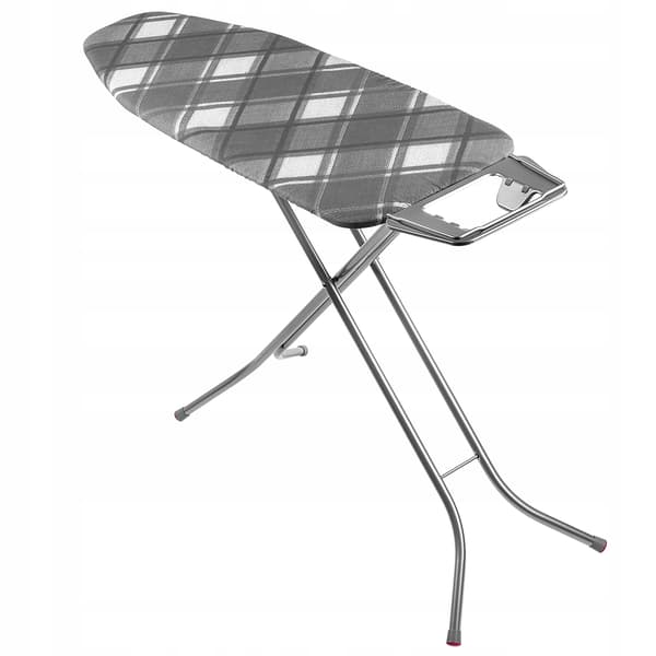 KADAX Foldbart Strygebræt 120x38 cm Med Strygejernholder Bred Top