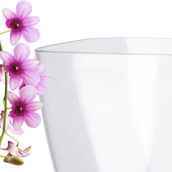 KADAX Urtepottedæksel til Orkideer, Plastikplanter, Farveløs, 13 cm