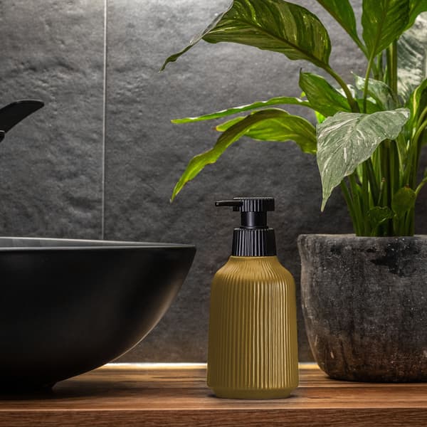 KADAX Dispenser för flytande tvål 400ml badrumsbehållare med pump