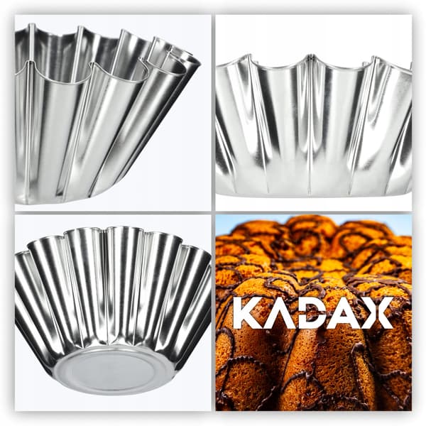 KADAX Kakform, Bakplåt, Konserverad, Korrugerad, 21 cm