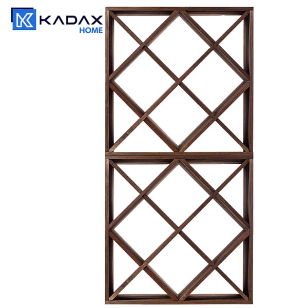 KADAX Vinställ i trä, 48 flaskor, alkoholskåp, 104 cm, set om 2