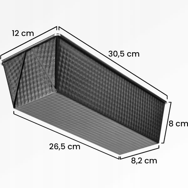 KADAX Bakplåt för bröd, kaka, paté, plåt 30 cm