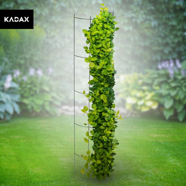 KADAX Havepergola Metalstøtte til Blomster, Roser, Planter, Søjle 150cm