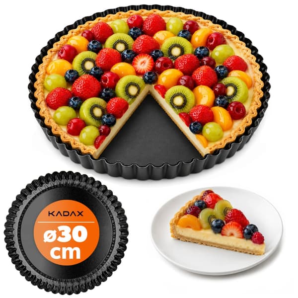 KADAX Pyöreä Tarttumaton Piirakkavuoka 30 cm