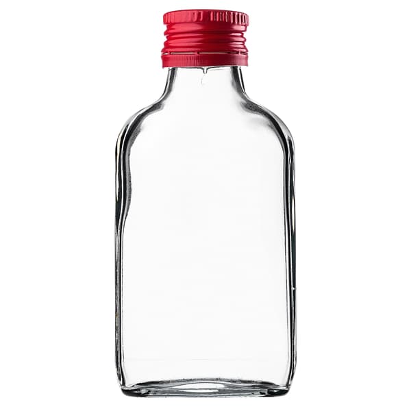 KADAX Pullo 100ml Punaisella korkilla 50kpl.