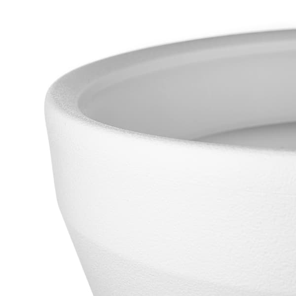 KADAX Urtepotte Stor Urtepotte Rund Have Blomsterstander Hvid 39cm