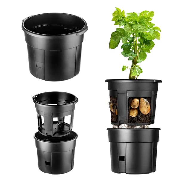 KADAX Kruka för plantering av potatis, grönsaker, lock, insats, 31 cm, 12 l
