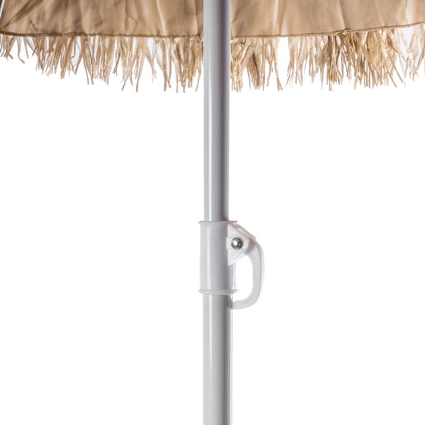 KADAX Haveparasol til Balkon Terrasse 155cm Hawaiiansk Justerbar Foldbar