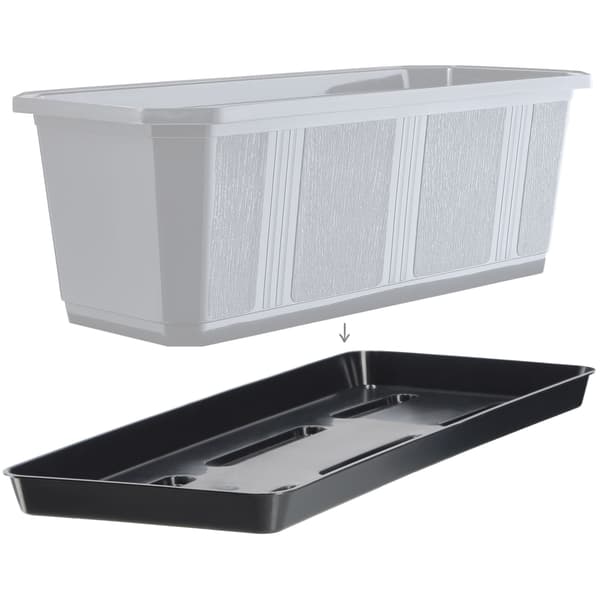 KADAX Blomkruksställ 40 cm balkonglåda plastbricka