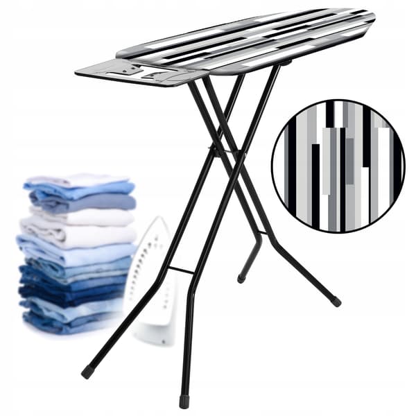 KADAX Foldbart Strygebræt 120x38cm Letvægts Strygejernholder Standard