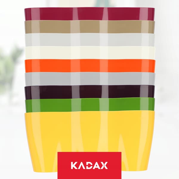 KADAX Urtepotte, Urtepotte, Plastik Urtepotte, Orkidé, 35 cm, Grå
