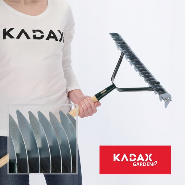 KADAX Manuel Plænelufter Plænelufter Vertikalrifier til luftning af græsset dobbeltsidet