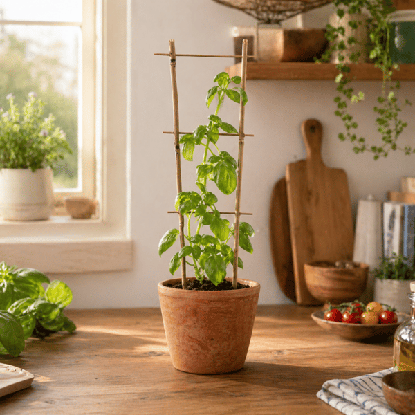 KADAX Bambus Plantestige 45 cm Til Blomster Dobbelt Støtte