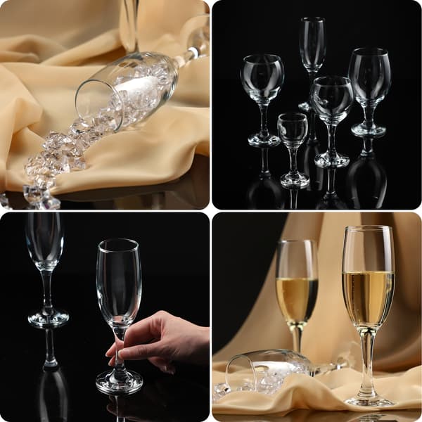 KADAX Champagne Prosecco Vinglas 190 ml Set med 6 glas