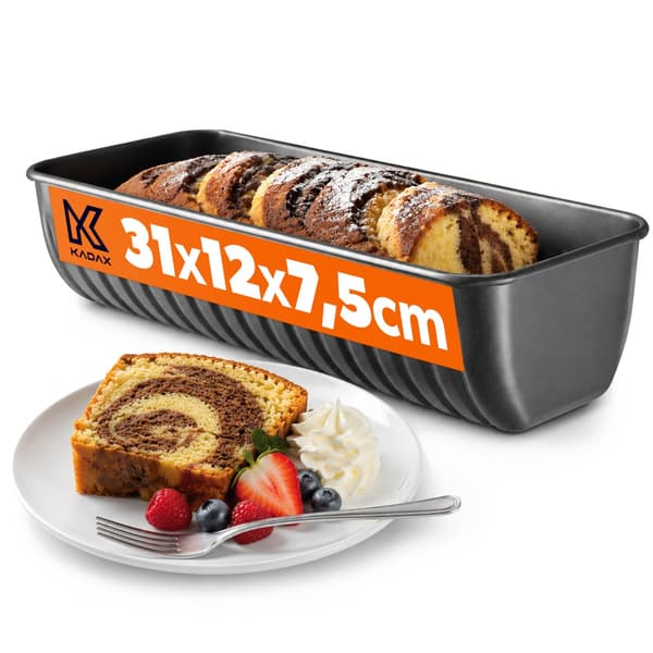 KADAX Leipä-, kakku- ja pateetarjotin, pelti 30 cm