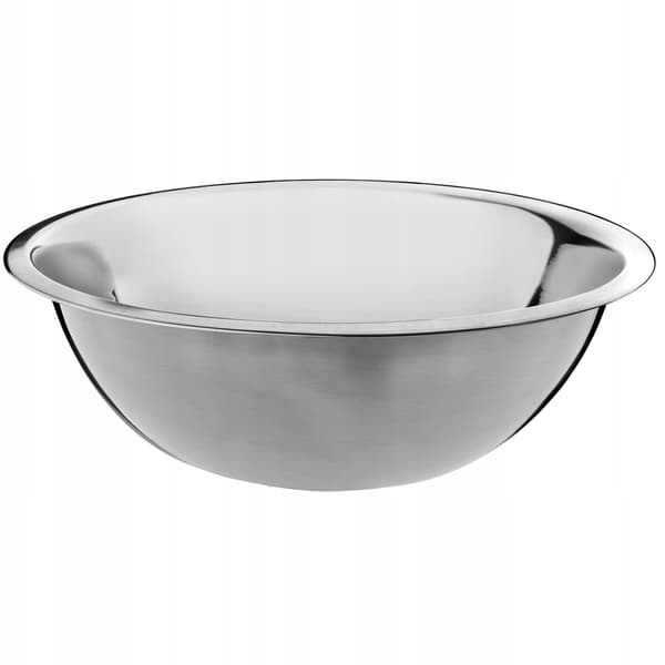 KADAX Køkkenskål 24 cm Rustfrit Stål Rund Til Salatmadlavning