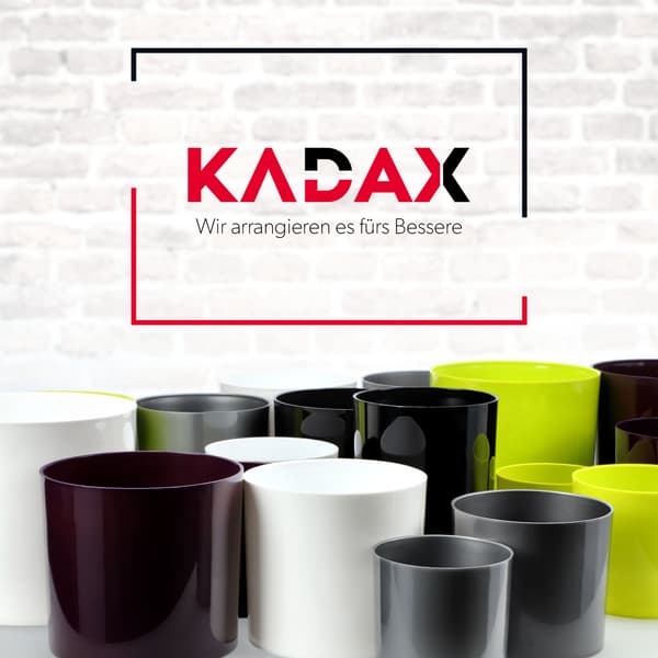 KADAX Urtepotte Rund Plastik Plantepotte 12,5 cm Sølv