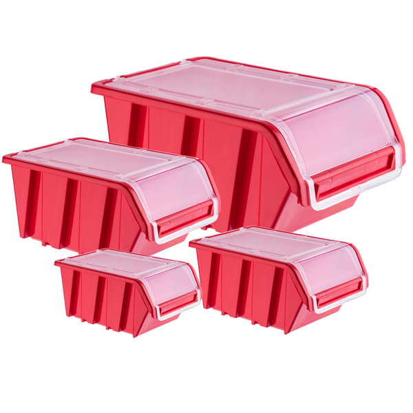 KADAX Værkstedsbakker Opbevaringsbeholdere Sæt med 10 bakker Bakke 155x100mm