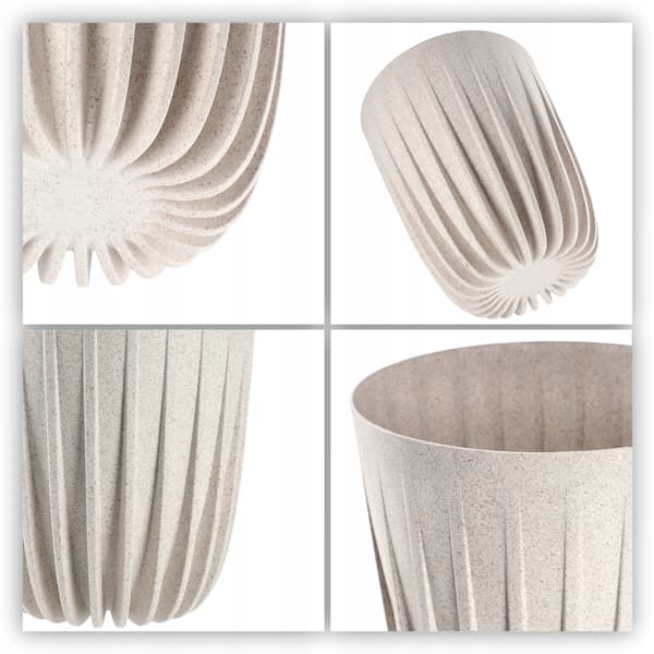 KADAX Blomkruka med insats 14,5x17cm Rund plastkruka