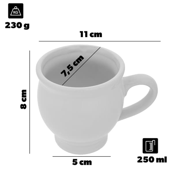 KADAX Glöggmugg 250ml Stengods Stengods för glögg
