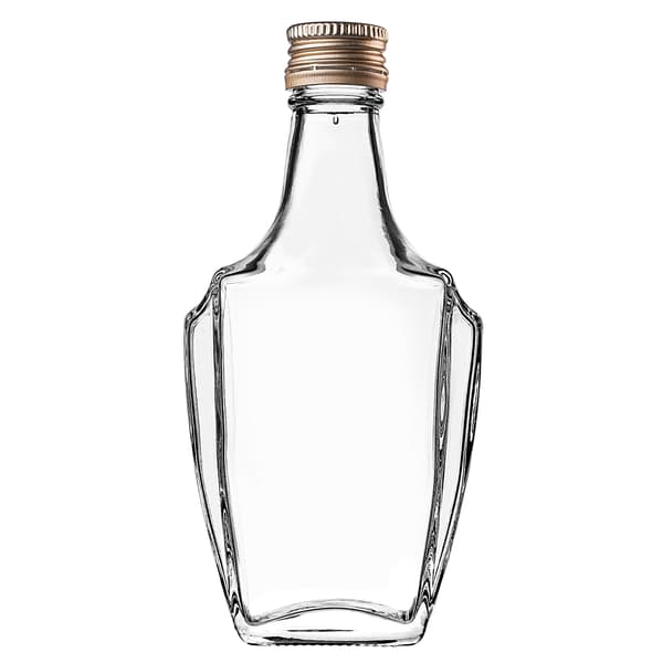 KADAX lasipullo tinktuuralle 250ml kultakorkilla 10kpl.