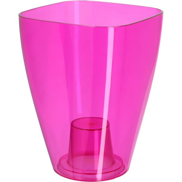 KADAX Urtepotte Orkidé Planter Plastik Urtepotte Pink Massiv 9cm