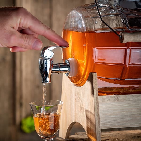 KADAX Fat 2x 3L Glaskaraff med kran Hembränt Alkohol