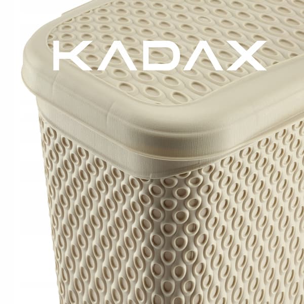 KADAX Vaskemiddelbeholder 6L Vaskemiddelkapsler Beige