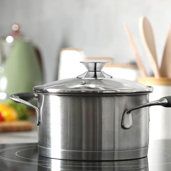 KADAX Glaslåg 22 cm Universal Varmebestandigt Gryde- og Pandedæksel