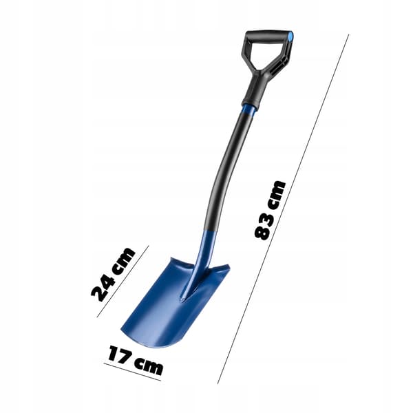 KADAX Sneskovl, Sneskovl til bil og have, stærk, 83 cm
