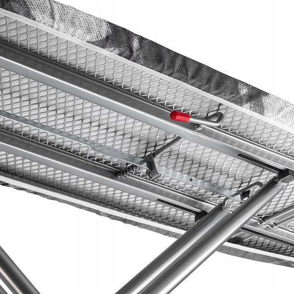 KADAX Foldbart Strygebræt 120x38 cm Med Strygejernholder Bred Top