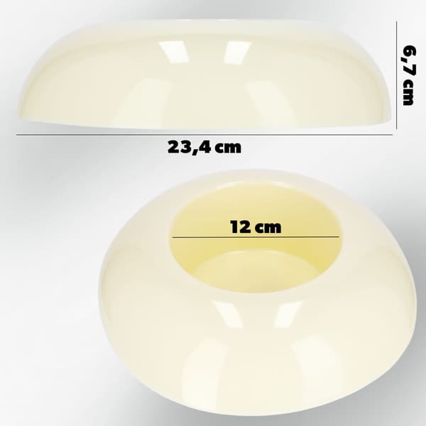 KADAX Urtepotteskjuler til Arrangementer Kompositioner Midterstykke Ikebana Base Creme 12cm