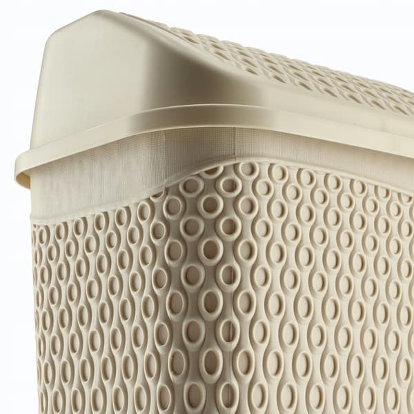 KADAX Beige Avfallsbehållare för Badrum 6,2L, Tippbar