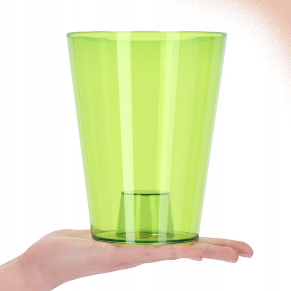 KADAX Urtepotteskjuler til Orkideer, Plastikplanter, 12 cm, Grøn, Kadax