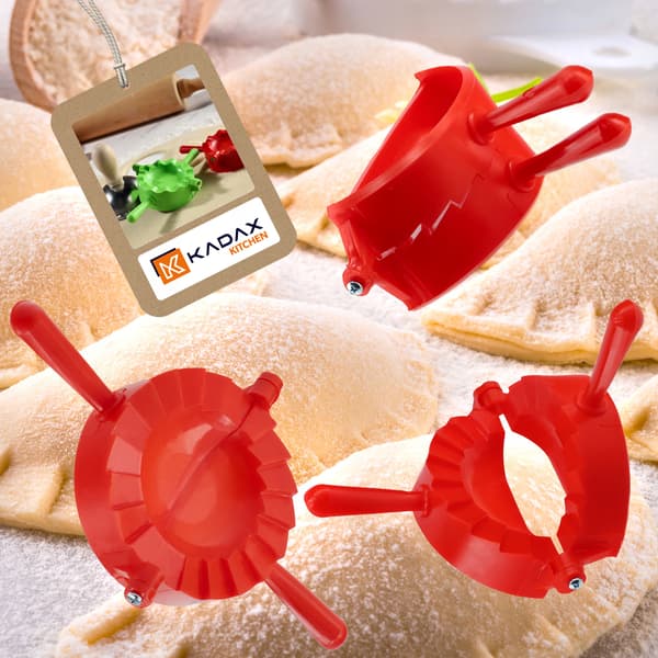 KADAX Dumplingform, Dumplingskärare, Dumplingmaskin, Form, 2 st.