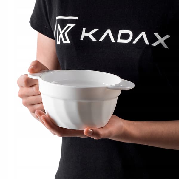KADAX Soppskål 650 ml Skålar Buljongskål Vit Set om 3