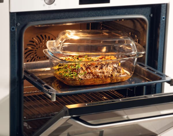 KADAX 5,1L Rektangulär Ugnsform i Glas med Lock