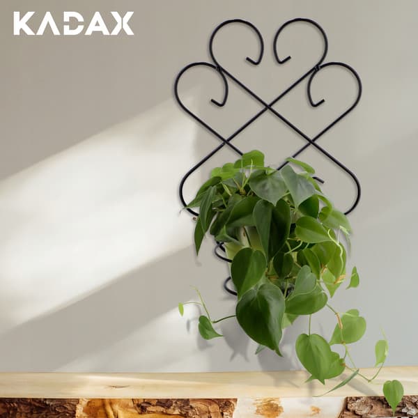KADAX Metal væghængt blomsterstativ Loft til blomster, planter og potter