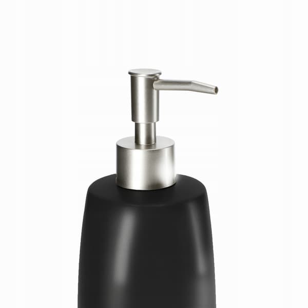 KADAX Dispenser för flytande tvål 400ml svart keramik 2 st