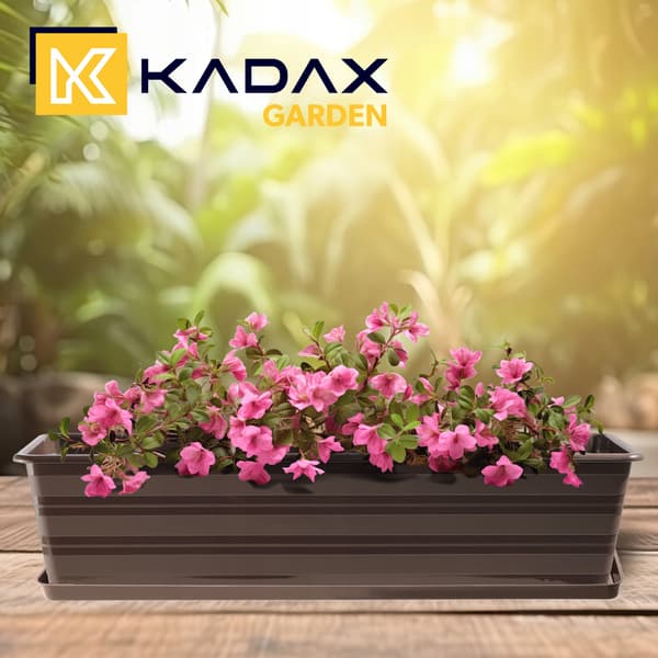 KADAX Balkonkasse 60 cm Urtepotte Urtepottestativ Balkon Blomsterstativ