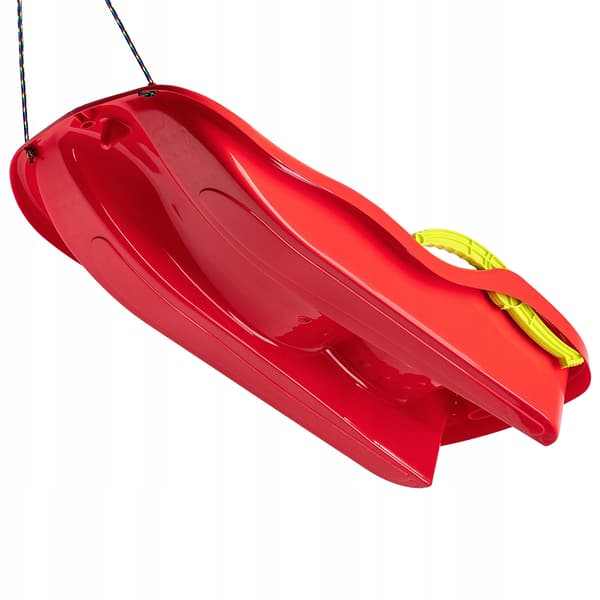KADAX Bobslide med broms, plast, stor, med snöre