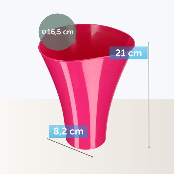 KADAX Blomkrukasskydd för blommor Blomställ Plast Rosa 16,5 cm
